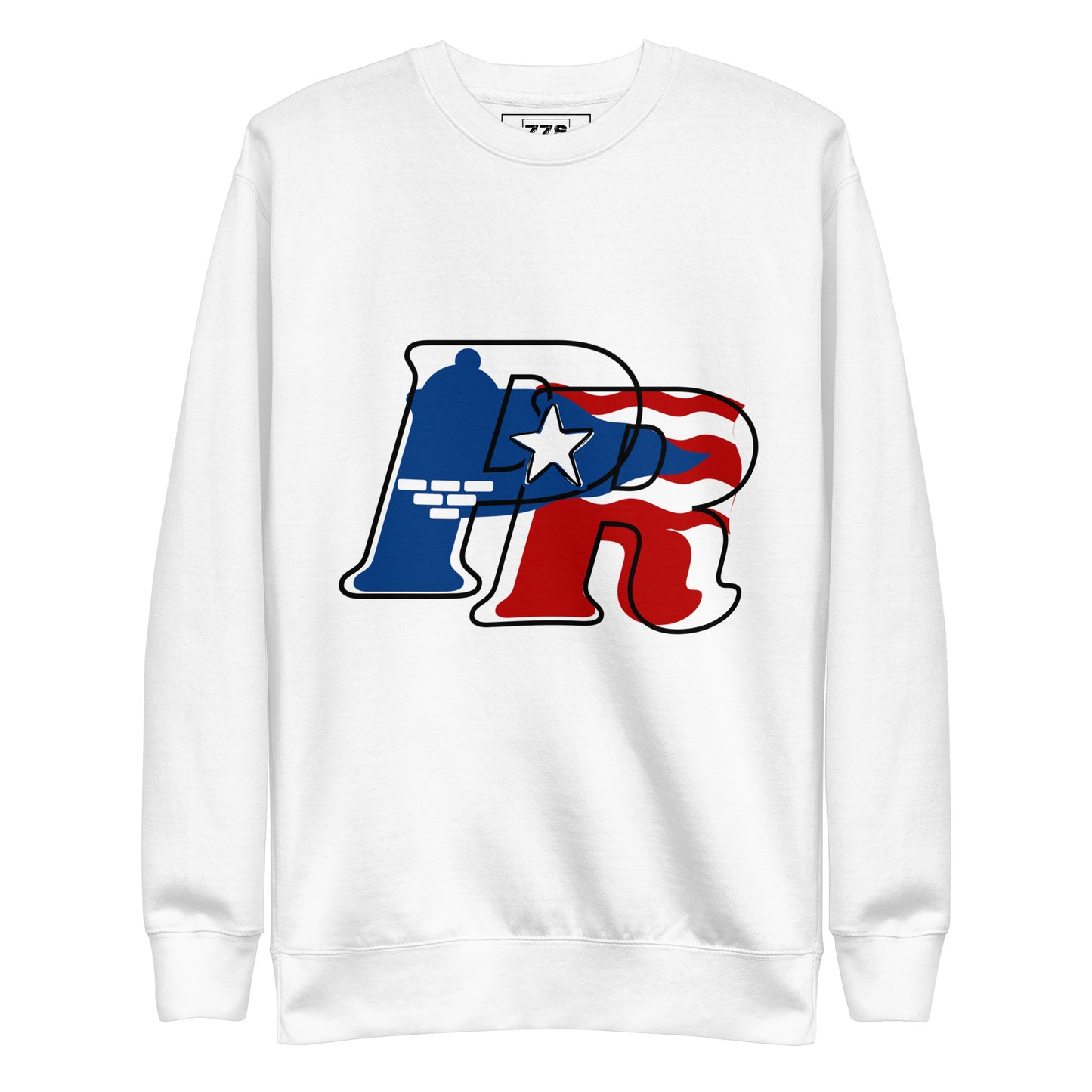 Puerto Rican-"El Morro" Unisex Premium Sweatshirt-WHITE