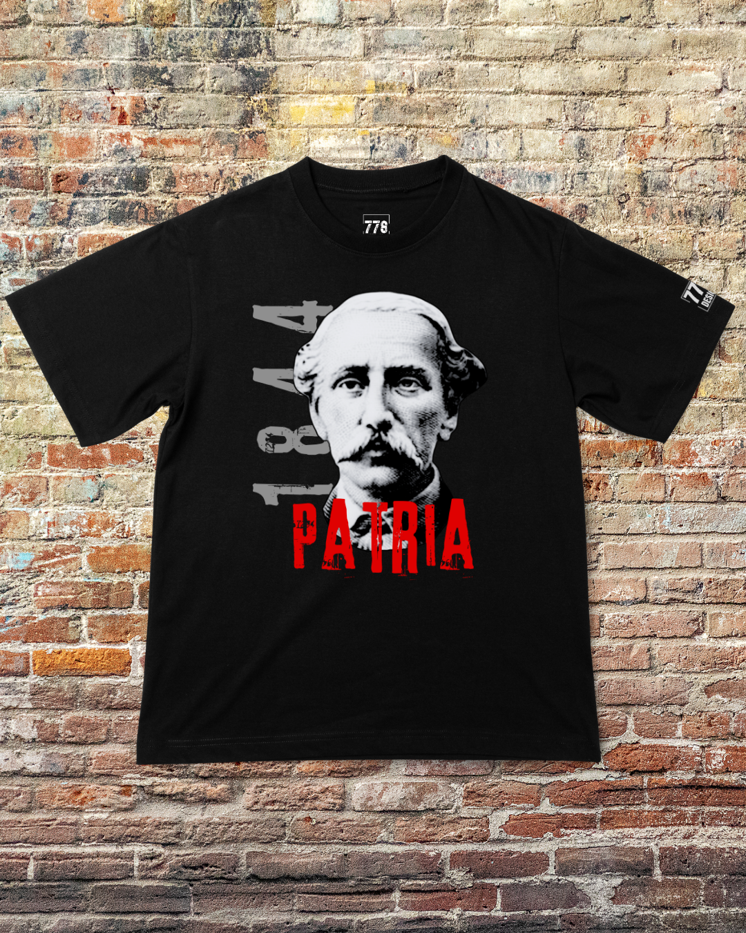 1844 Juan Pablo Duarte-Camiseta Unisex de Manga Corta