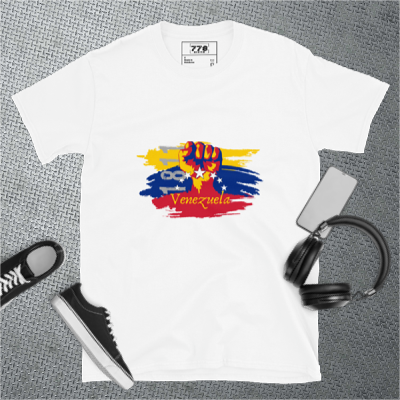 1811 Venezuela-Short-Sleeve Unisex T-Shirt-WHITE