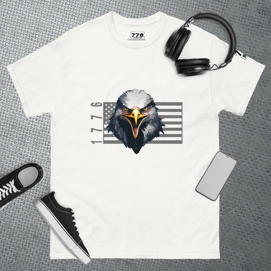 1776 Eagle Independence-Camiseta unisex de manga corta BLANCO