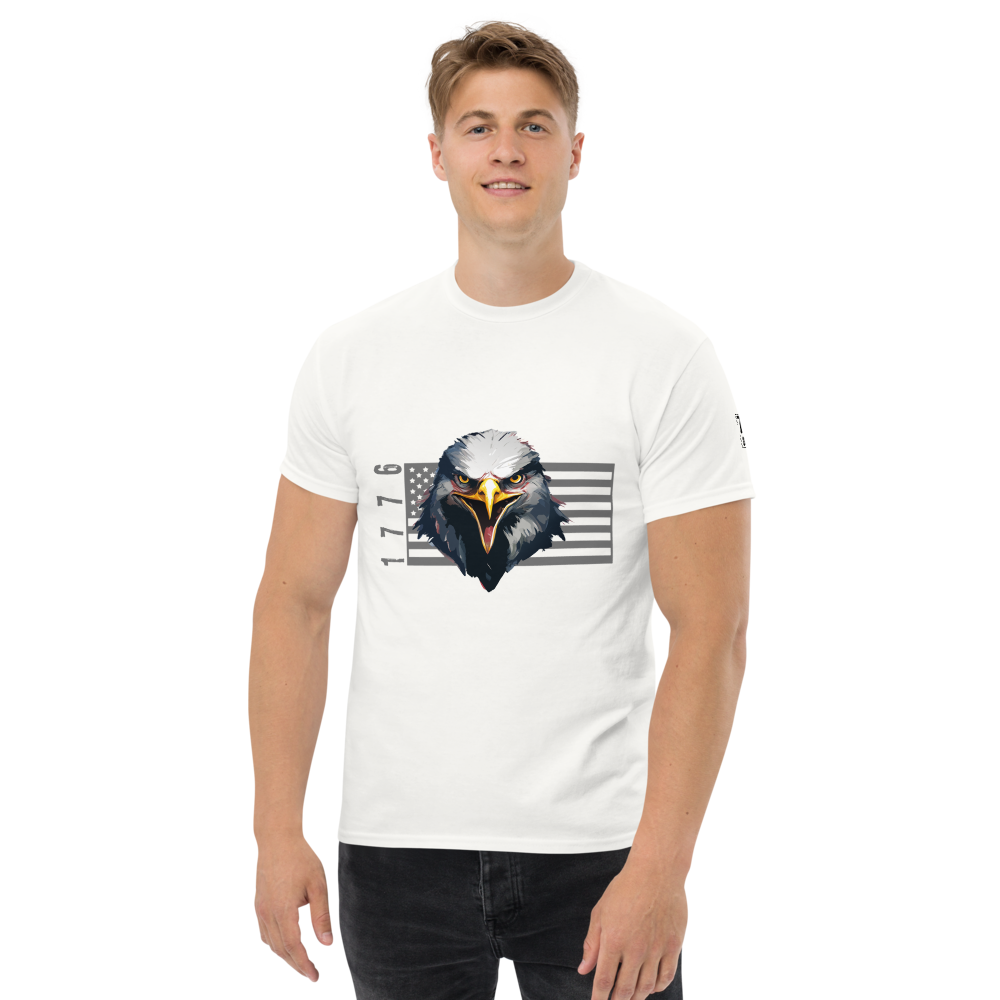 1776 Eagle Independence-Short-Sleeve Unisex T-Shirt WHITE