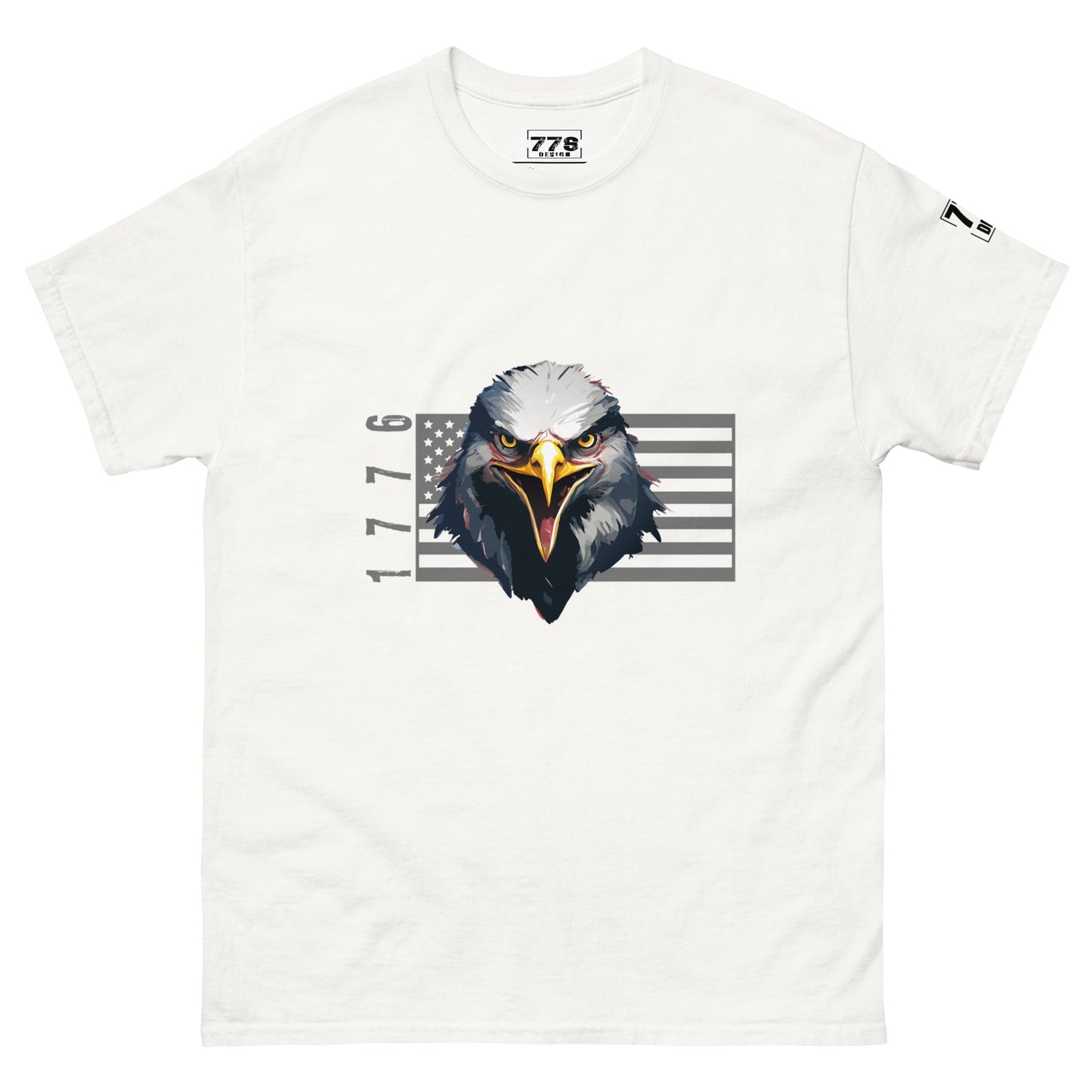 1776 Eagle Independence-Short-Sleeve Unisex T-Shirt WHITE