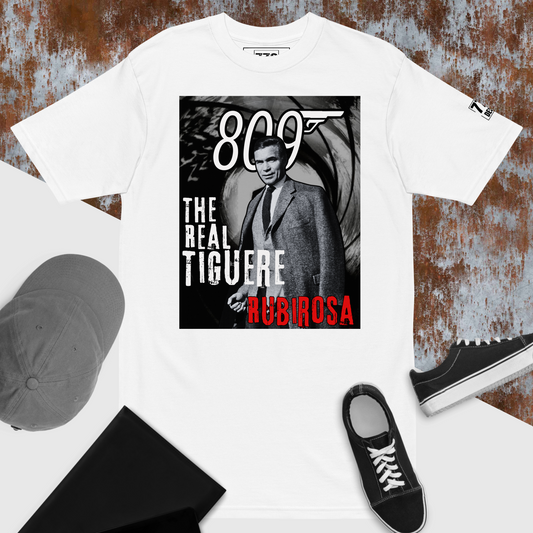 809 Rubirosa-Camiseta unisex de manga corta-BLANCO