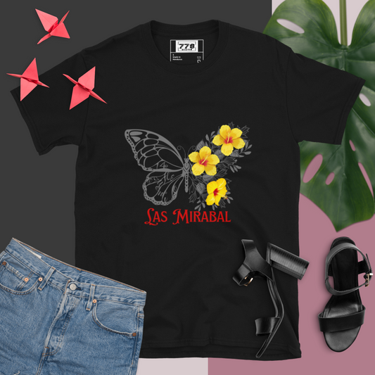 14 de junio Hermanas Las Mirabal- Camiseta unisex de manga corta- NEGRO