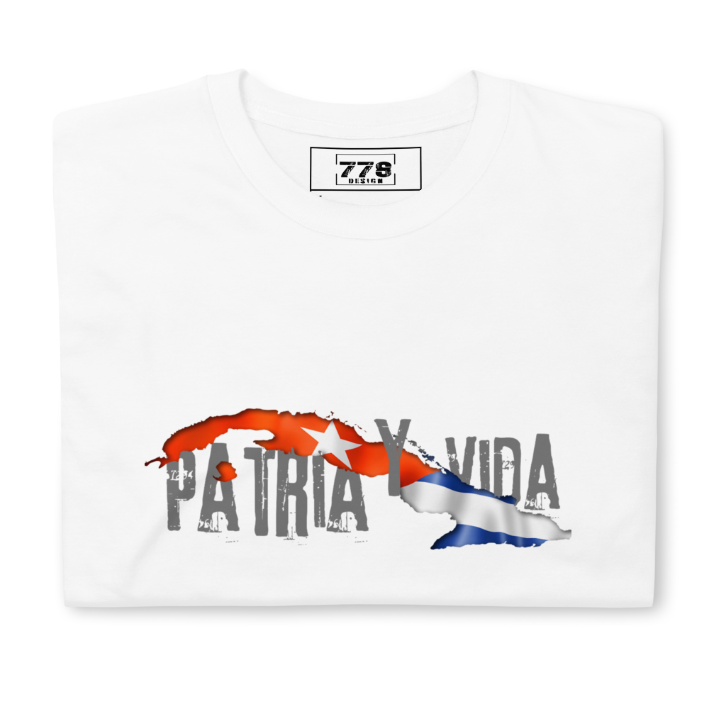 Patria y Vida-Short-Sleeve Unisex T-Shirt-WHITE