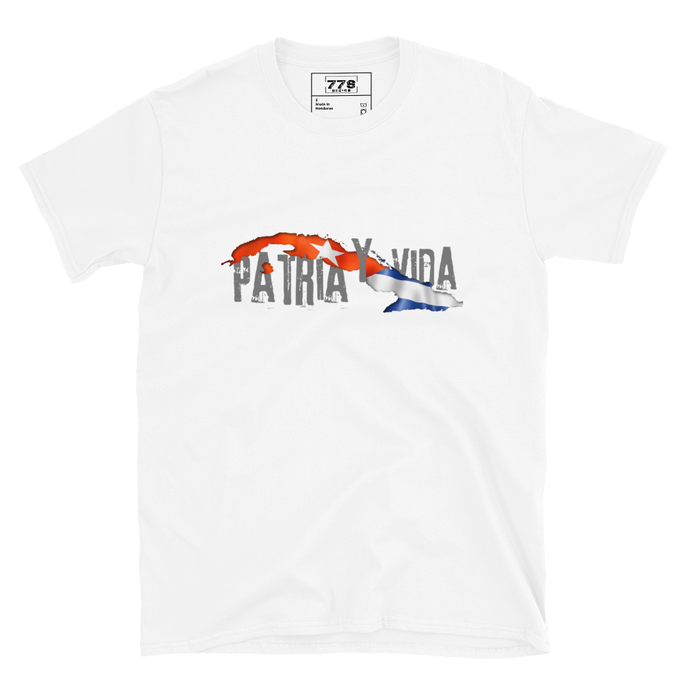 Patria y Vida-Short-Sleeve Unisex T-Shirt-WHITE