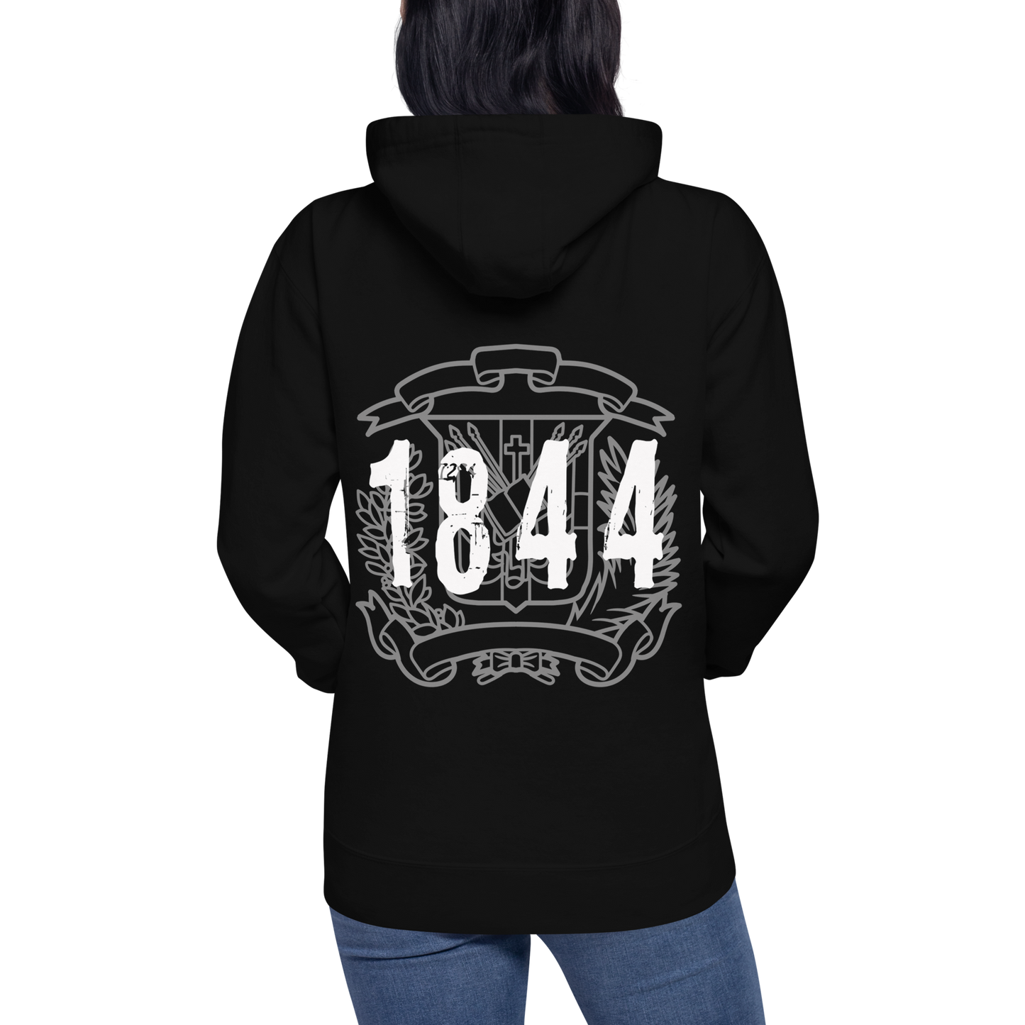 1844 Escudo-BACK PRINT-Unisex Hoodie