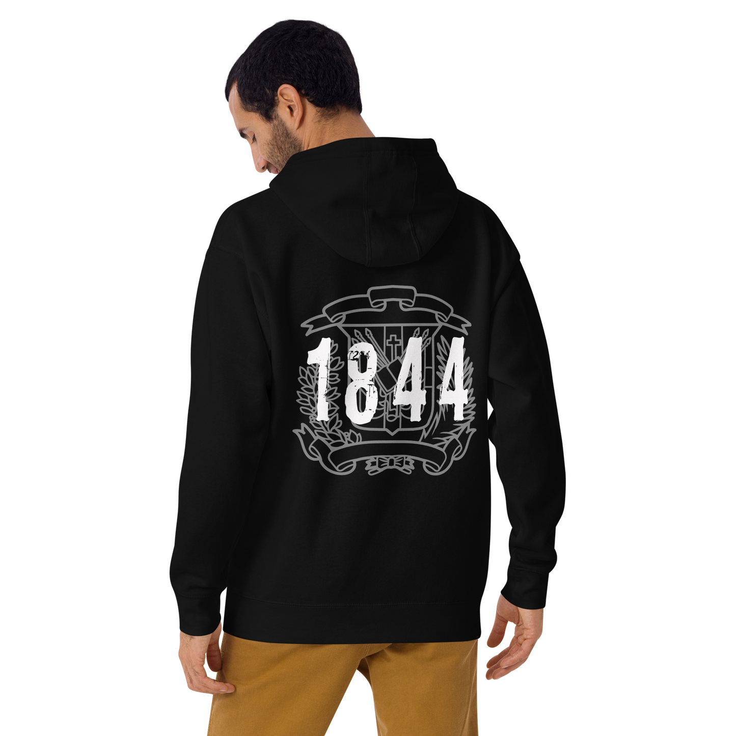 1844 Escudo-BACK PRINT-Unisex Hoodie