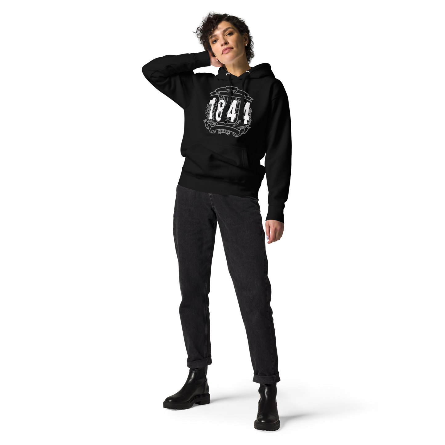 1844 Escudo FRONT PRINT-Unisex Hoodie