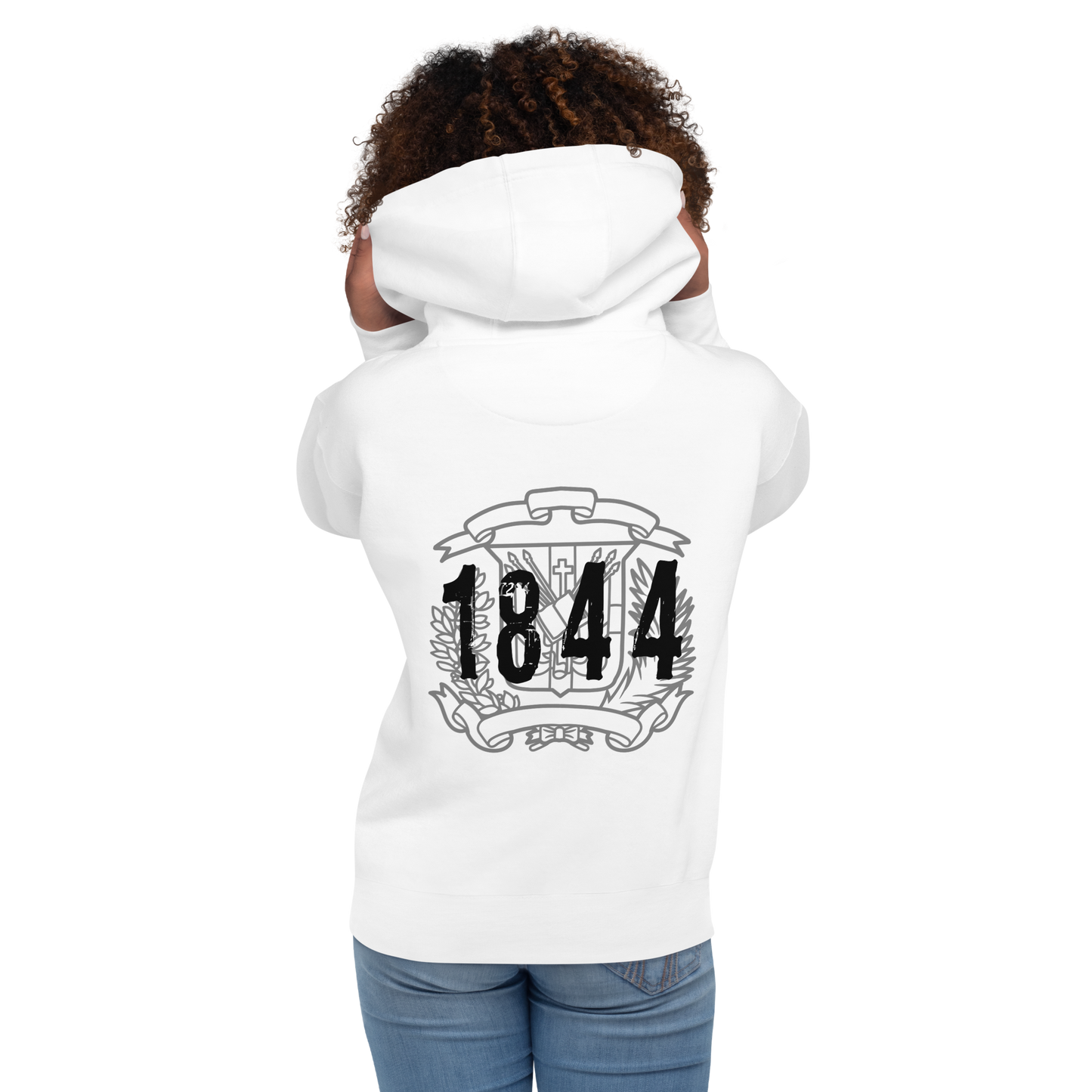 1844 Escudo-BACK PRINT-Unisex Hoodie