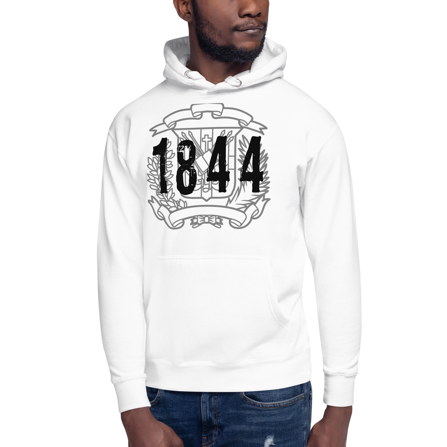 1844 Escudo-FRONT PRINT-Unisex Hoodie