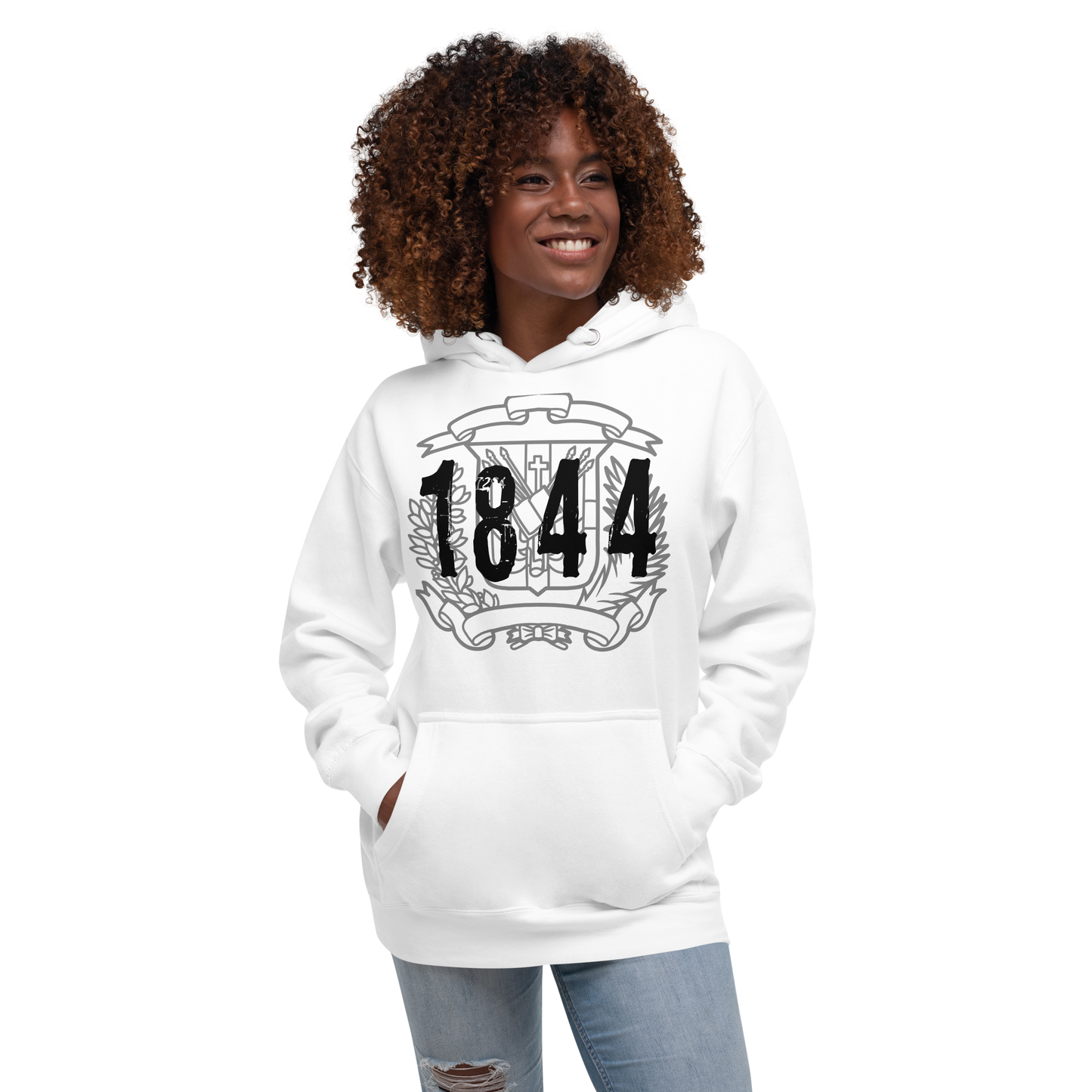 1844 Escudo-FRONT PRINT-Unisex Hoodie