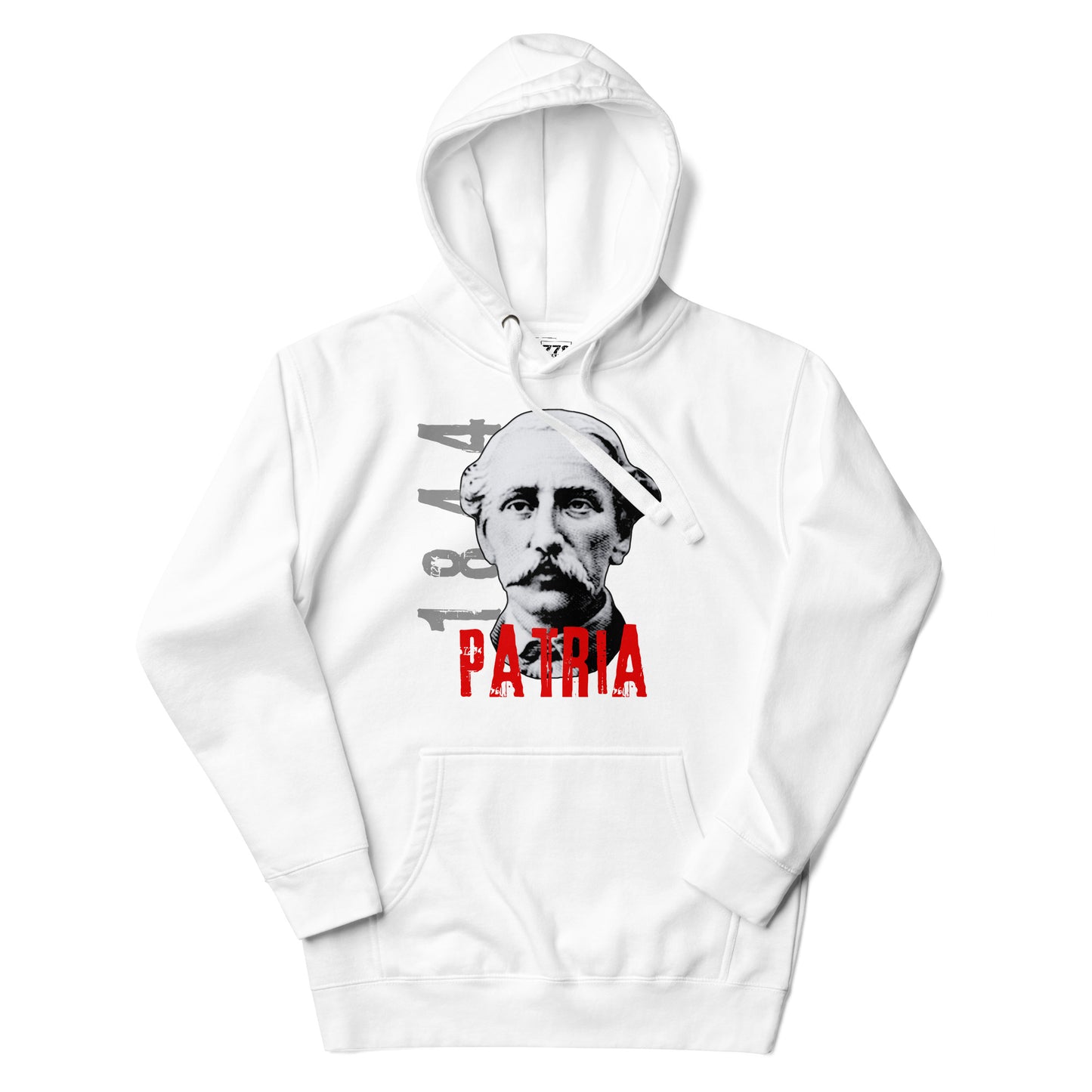 1844 Juan Pablo Duarte-Unisex Premium Hoodie-WHITE