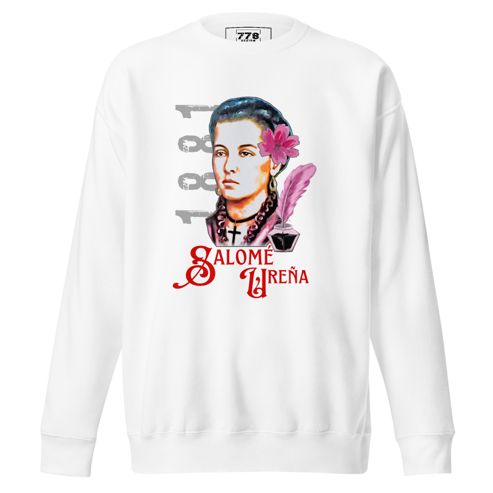 1881 Salome Ureña Premium Sweatshirt-WHITE