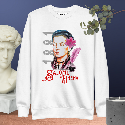 1881 Salome Ureña Premium Sweatshirt-WHITE